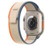 Smartwatch Apple Watch Ultra 2 GPS + Cellular koperta z tytanu 49mm opaska Trail Pomarańczowo/beżowy M/L