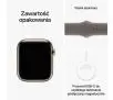 Apple Watch Series 9 GPS + Cellular koperta 45mm ze stali nierdzewnej Złoty pasek sportowy Popielatego brązu S/M