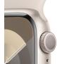 Smartwatch Apple Watch Series 9 GPS  41mm koperta z aluminium Księżycowa poświata pasek sportowy Księżycowa poświata  M/L