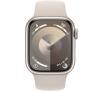Smartwatch Apple Watch Series 9 GPS  41mm koperta z aluminium Księżycowa poświata pasek sportowy Księżycowa poświata  M/L