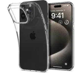 Etui Spigen Liquid Crystal do iPhone 15 Pro Max crystal clear