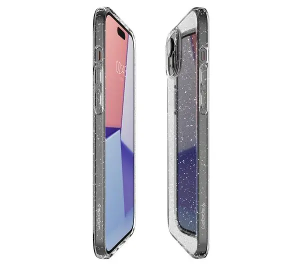 Spigen Liquid Crystal Glitter do iPhone 15 Plus crystal quartz