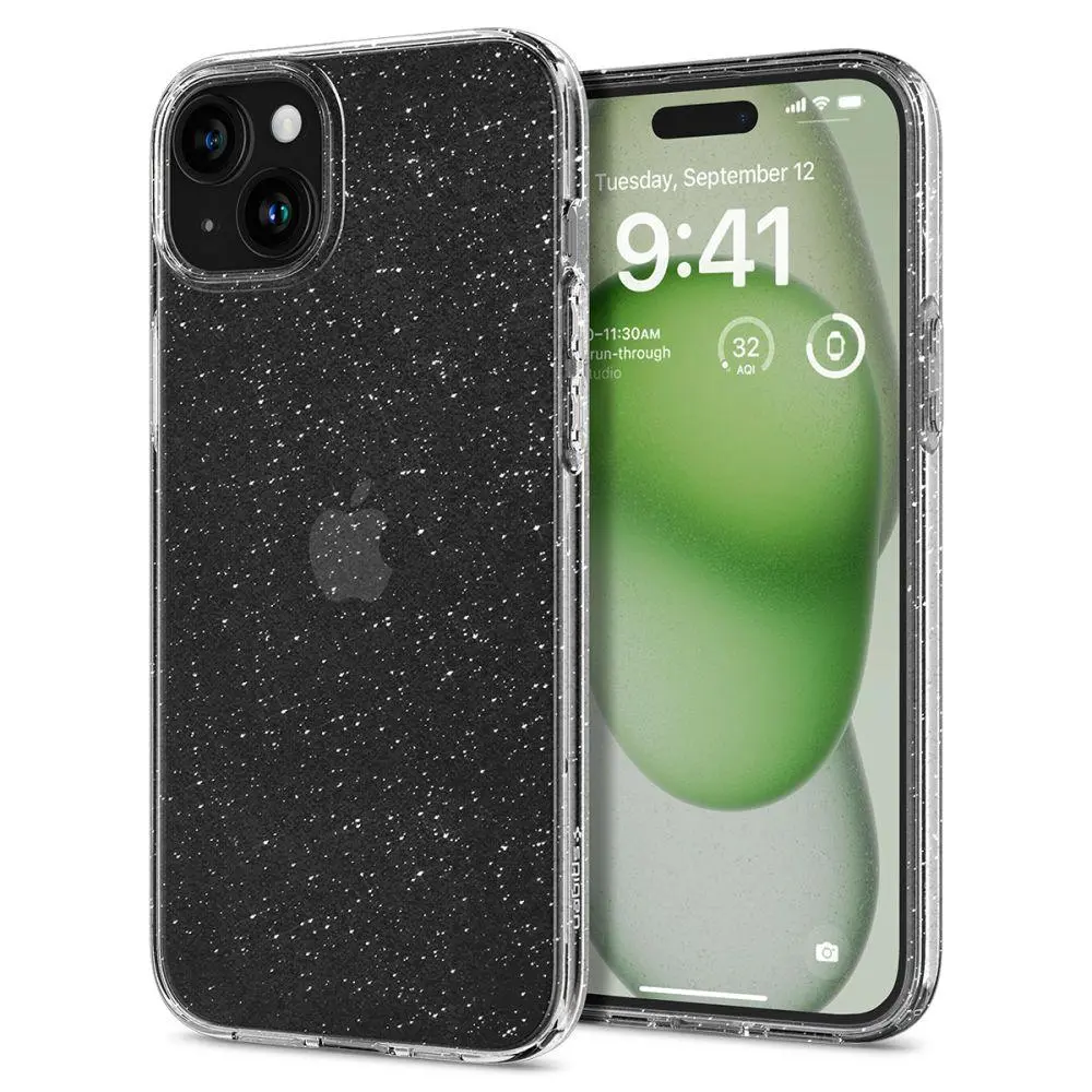 Etui Spigen Liquid Crystal Glitter do iPhone 15 Plus crystal quartz