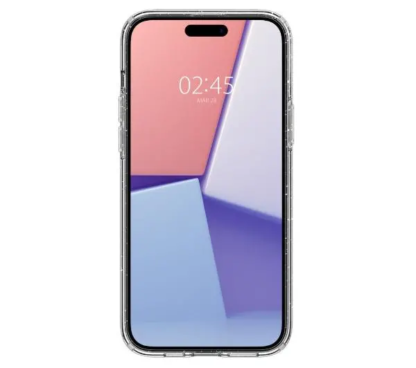 Spigen Liquid Crystal Glitter do iPhone 15 Plus crystal quartz