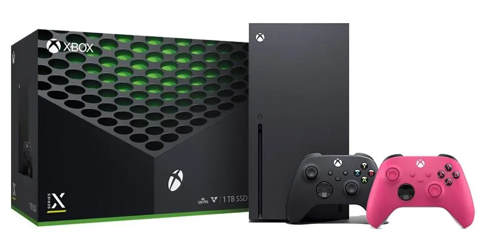 Konsola Xbox Series X 1TB z napędem + Dodatkowy Pad Różowy