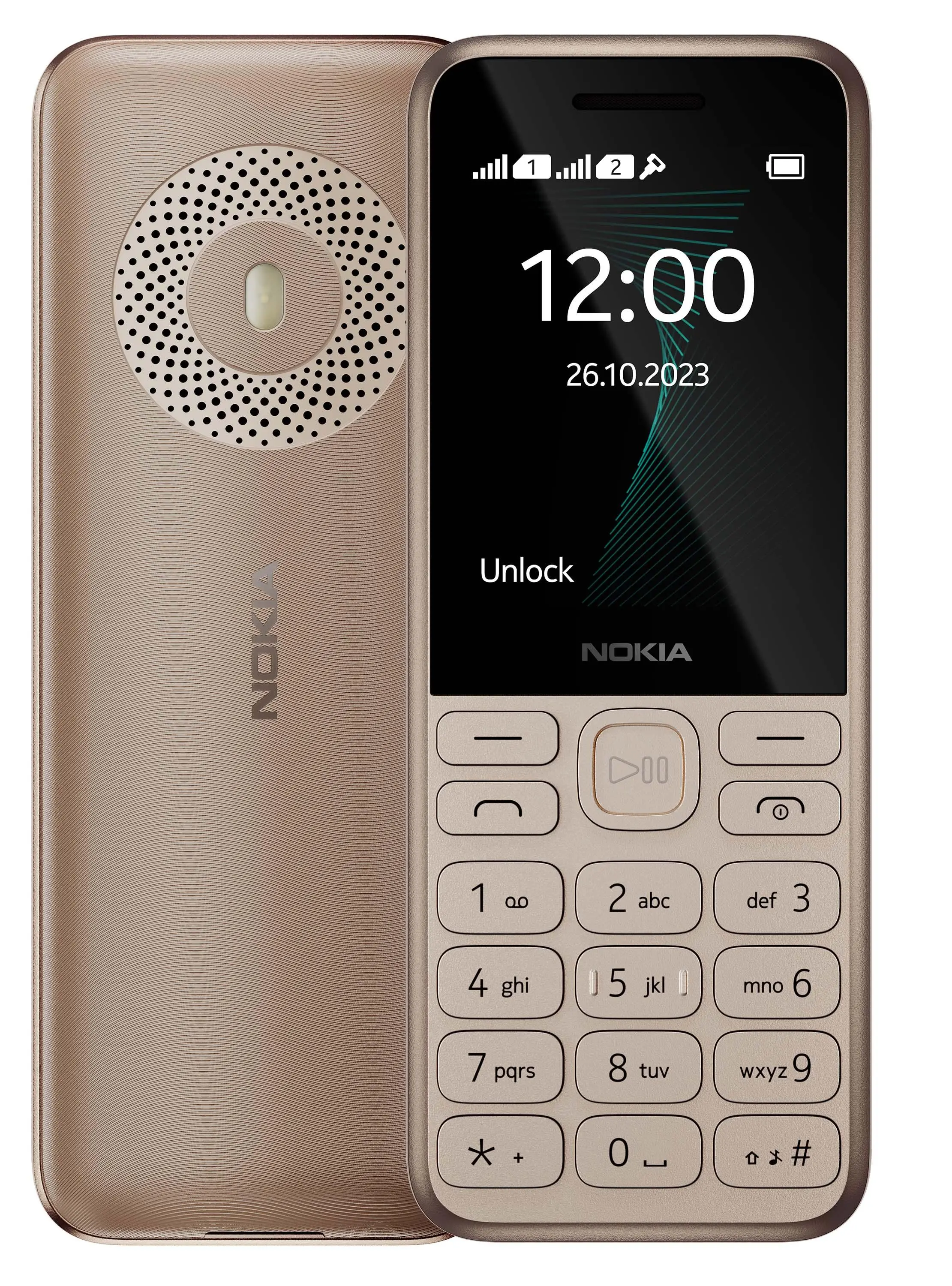 Telefon Nokia 130 TA-1576  2,4" Złoty