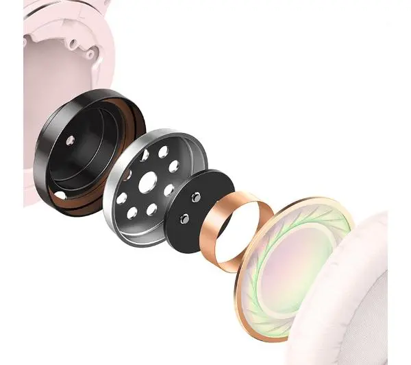 Baseus Encok D02 Pro Nauszne Bluetooth 5.0 Różowy