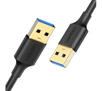 Kabel UGREEN USB 3,0 A-A US128 1m Czarny