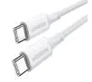 Kabel UGREEN USB-C do USB-C 15267 1m Biały