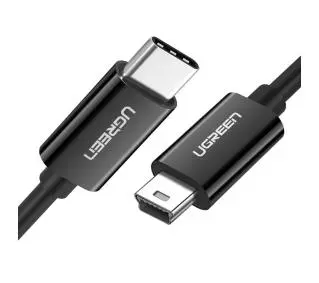 UGREEN USB-C do miniUSB US242 1m Czarny