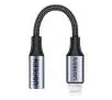 Adapter UGREEN US211 Lightning do jack 3.5mm, 0.1m Czarny