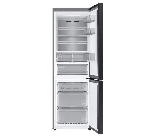 Samsung Bespoke RB34C7B5D22 Funkcje AI Pełny No Frost 185,3cm Szuflada z kontrolą wilgotności Zdalne sterowanie Czarne szkło - TRZECI -55%, ALBO 5-TY ZA 1ZŁ - Kup na Raty - RRSO 0%