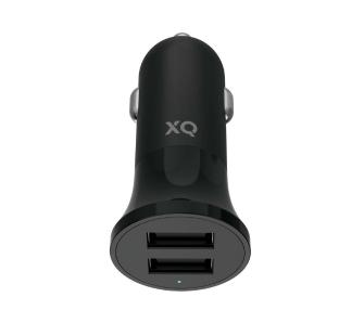 Ładowarka samochodowa Xqisit 2x USB-A 4,8 A (czarny)