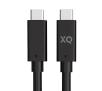 Kabel Xqisit USB-C do USB-C 3,1 1,5m Czarny