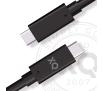 Kabel Xqisit USB-C do USB-C 3,1 1,5m Czarny