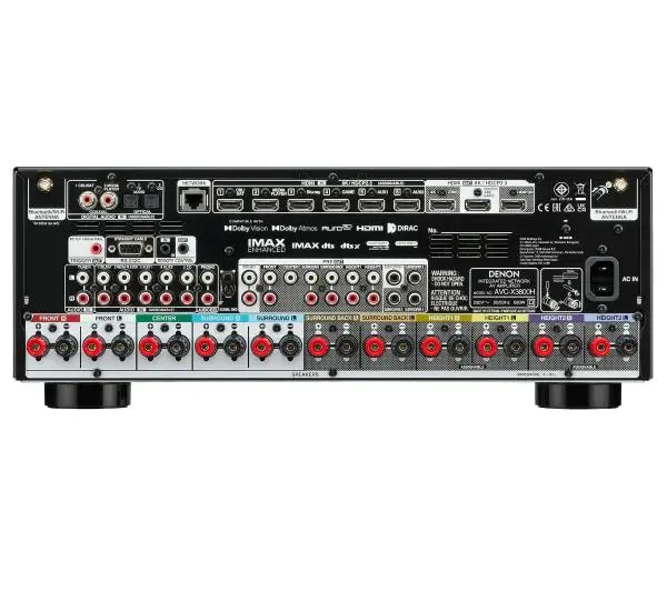 Denon AVC-X3800H 9.4kanałowy Dolby Atmos DTS X Wi-Fi Bluetooth AirPlay Czarny - ⚡ EURO HIT CENOWY! ⚡ - Kup na Raty - RRSO 0%