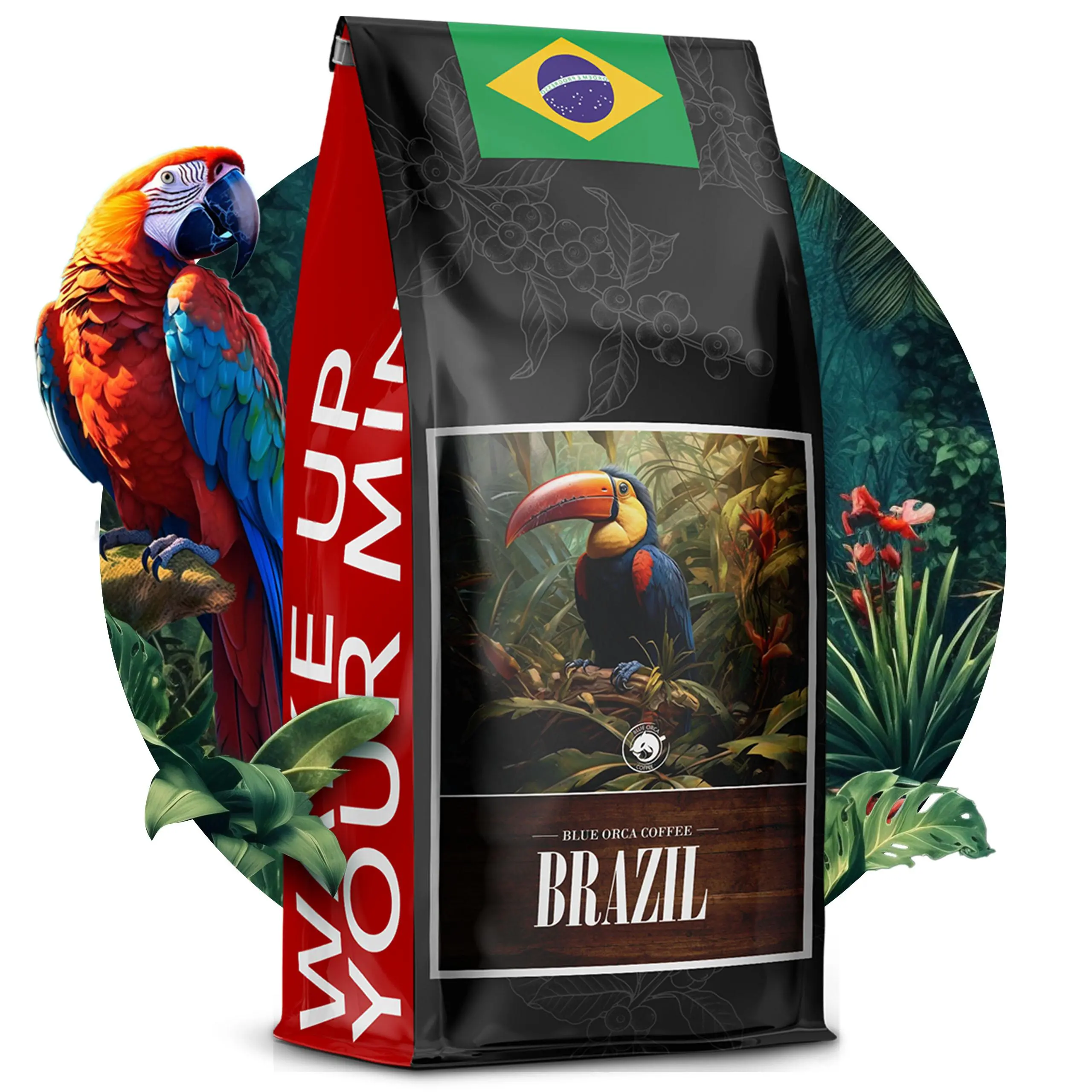Kawa ziarnista Blue Orca Brazil 1kg