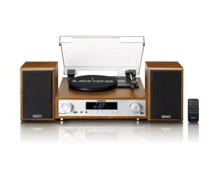 Lenco MC-160WD Manualny Napęd paskowy Przedwzmacniacz Bluetooth Drewno - Kup na Raty - RRSO 0%