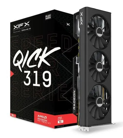 Karta graficzna XFX Speedster QICK 319 Radeon RX 7800 XT Core Edition 16GB GDDR6 256bit FSR