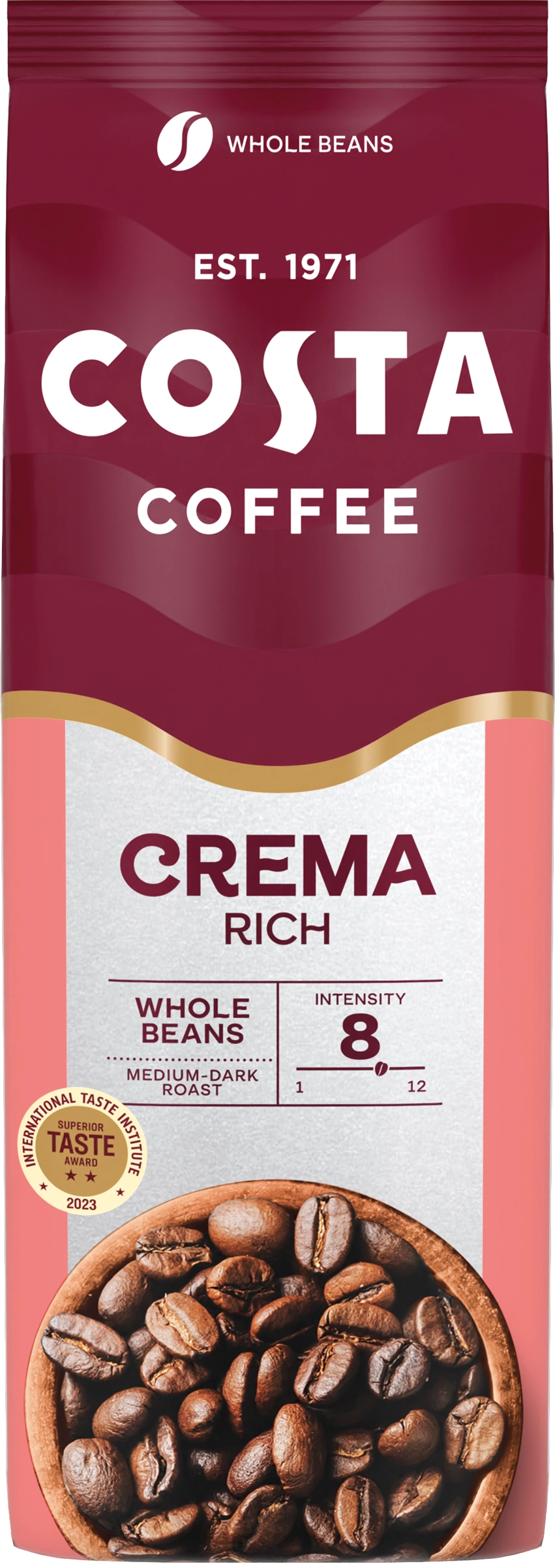 Kawa ziarnista Costa Coffee Crema Rich 1kg