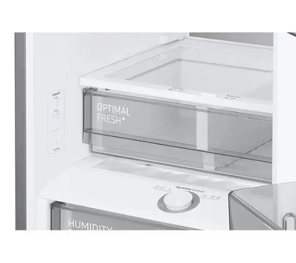 Samsung Bespoke RB38C7B5D39 Funkcje AI Pełny No Frost 203cm Szuflada z kontrolą wilgotności Zdalne sterowanie Satynowy Beż - Kup na Raty - RRSO 0%