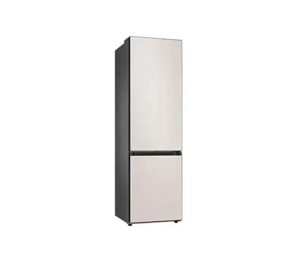 Samsung Bespoke RB38C7B5D39 Funkcje AI Pełny No Frost 203cm Szuflada z kontrolą wilgotności Zdalne sterowanie Satynowy Beż - Kup na Raty - RRSO 0%