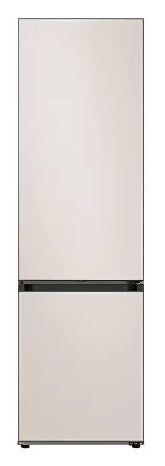 Lodówka Samsung Bespoke RB38C7B5D39 Funkcje AI Pełny No Frost 203cm Szuflada z kontrolą wilgotności Zdalne sterowanie Satynowy Beż