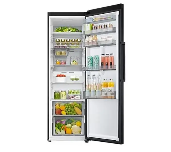 Samsung RR39C7EC5B1 Chłodziarka No Frost 186cm Szuflada z kontrolą wilgotności Zdalne sterowanie Grafitowa Stal - TRZECI -55%, ALBO 5-TY ZA 1ZŁ - Kup na Raty - RRSO 0%