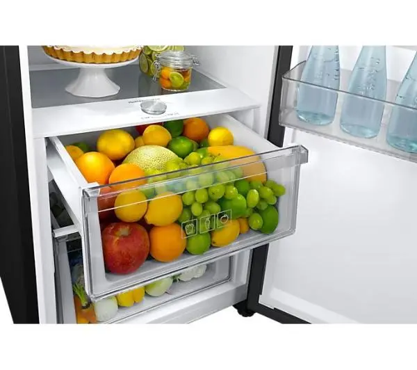 Samsung RR39C7EC5B1 Chłodziarka No Frost 186cm Szuflada z kontrolą wilgotności Zdalne sterowanie Grafitowa Stal - TRZECI -55%, ALBO 5-TY ZA 1ZŁ - Kup na Raty - RRSO 0%