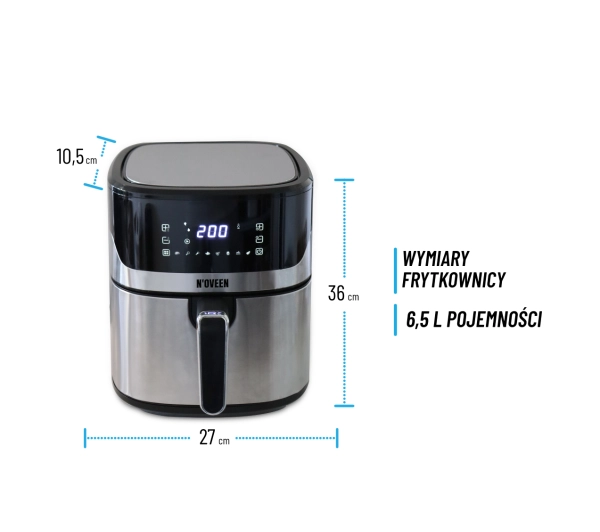 N'oveen AF550 1600W 6,5l