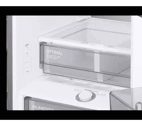 Samsung Bespoke RB38C7B5E22 Funkcje AI Pełny No Frost 203cm Szuflada z kontrolą wilgotności Zdalne sterowanie Czarne szkło - TRZECI -55%, ALBO 5-TY ZA 1ZŁ - Kup na Raty - RRSO 0%