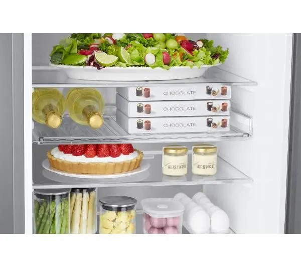 Samsung Bespoke RB38C7B5E22 Funkcje AI Pełny No Frost 203cm Szuflada z kontrolą wilgotności Zdalne sterowanie Czarne szkło - TRZECI -55%, ALBO 5-TY ZA 1ZŁ - Kup na Raty - RRSO 0%