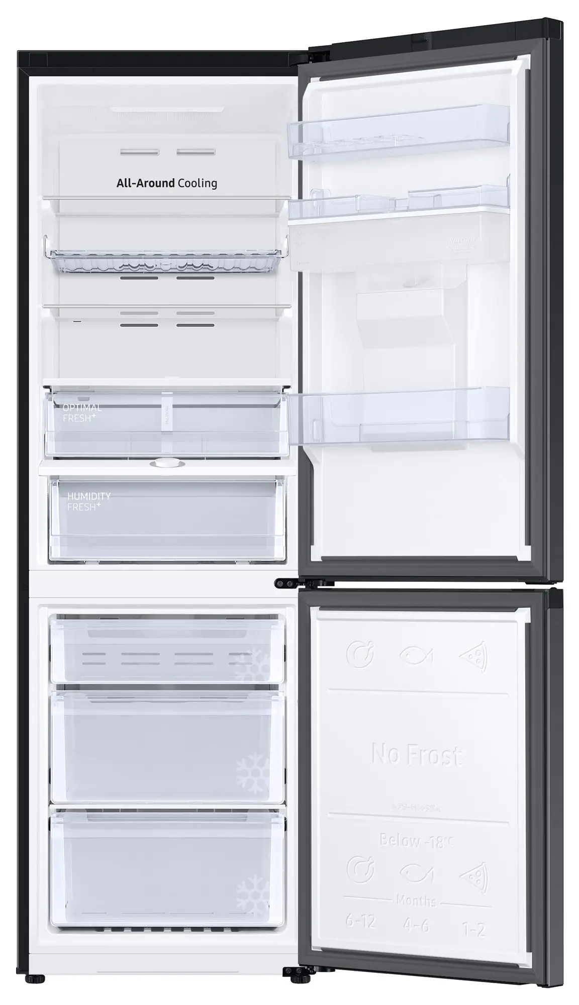 Lodówka Samsung RB34C635EBN Grafitowa Stal