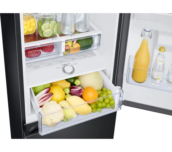 Samsung RB34C635EBN Funkcje AI Pełny No Frost 185,3cm Dystrybutor wody Zdalne sterowanie Czarny - TRZECI -55%, ALBO 5-TY ZA 1ZŁ - Kup na Raty - RRSO 0%