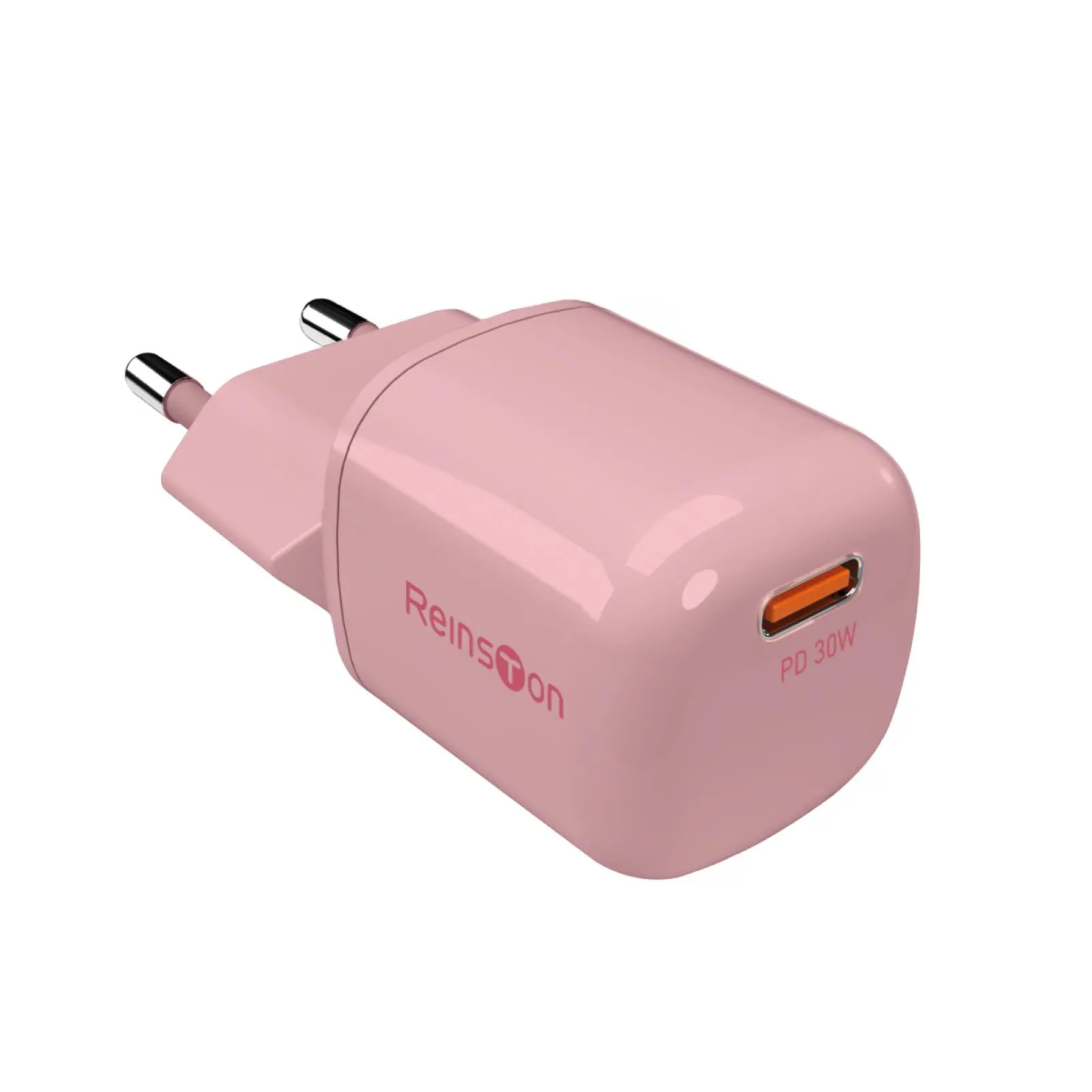 Ładowarka sieciowa Reinston ELSI018 GAN USB-C 30W Różowy