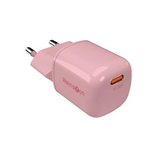 Ładowarka sieciowa Reinston ELSI018 GAN USB-C 30W Różowy