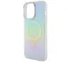 Etui Guess IML Iridescent MagSafe GUHMP15LHITSQ do iPhone 15 Pro turkusowy