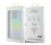 Etui Guess IML Iridescent MagSafe GUHMP15LHITSQ do iPhone 15 Pro turkusowy