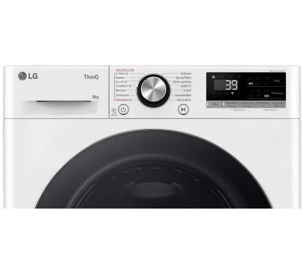 LG Vivace F2W8S722W Slim Funkcje AI 8kg 1200obr/min Zdalne sterowanie - Kup na Raty - RRSO 0%