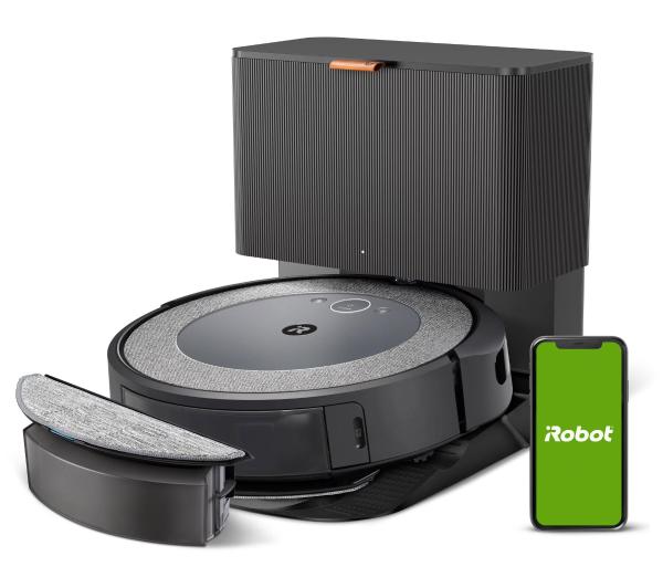 Robot sprzątający iRobot Roomba Combo i5+ Funkcja mopowania Stacja oczyszczająca Tworzenie mapy pomieszczenia 68dB
