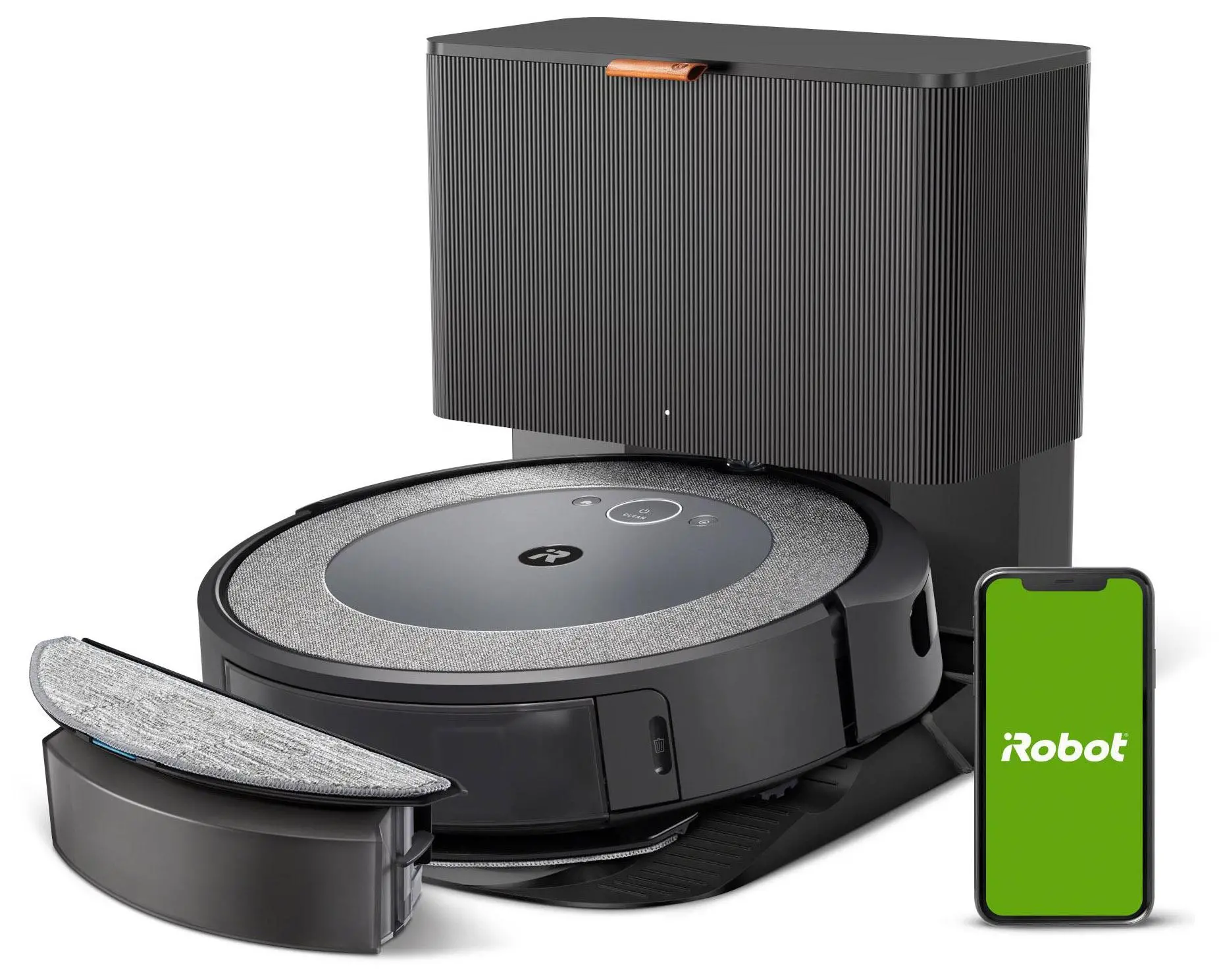 Robot sprzątający iRobot Roomba Combo i5+ Funkcja mopowania Stacja oczyszczająca Tworzenie mapy pomieszczenia 68dB