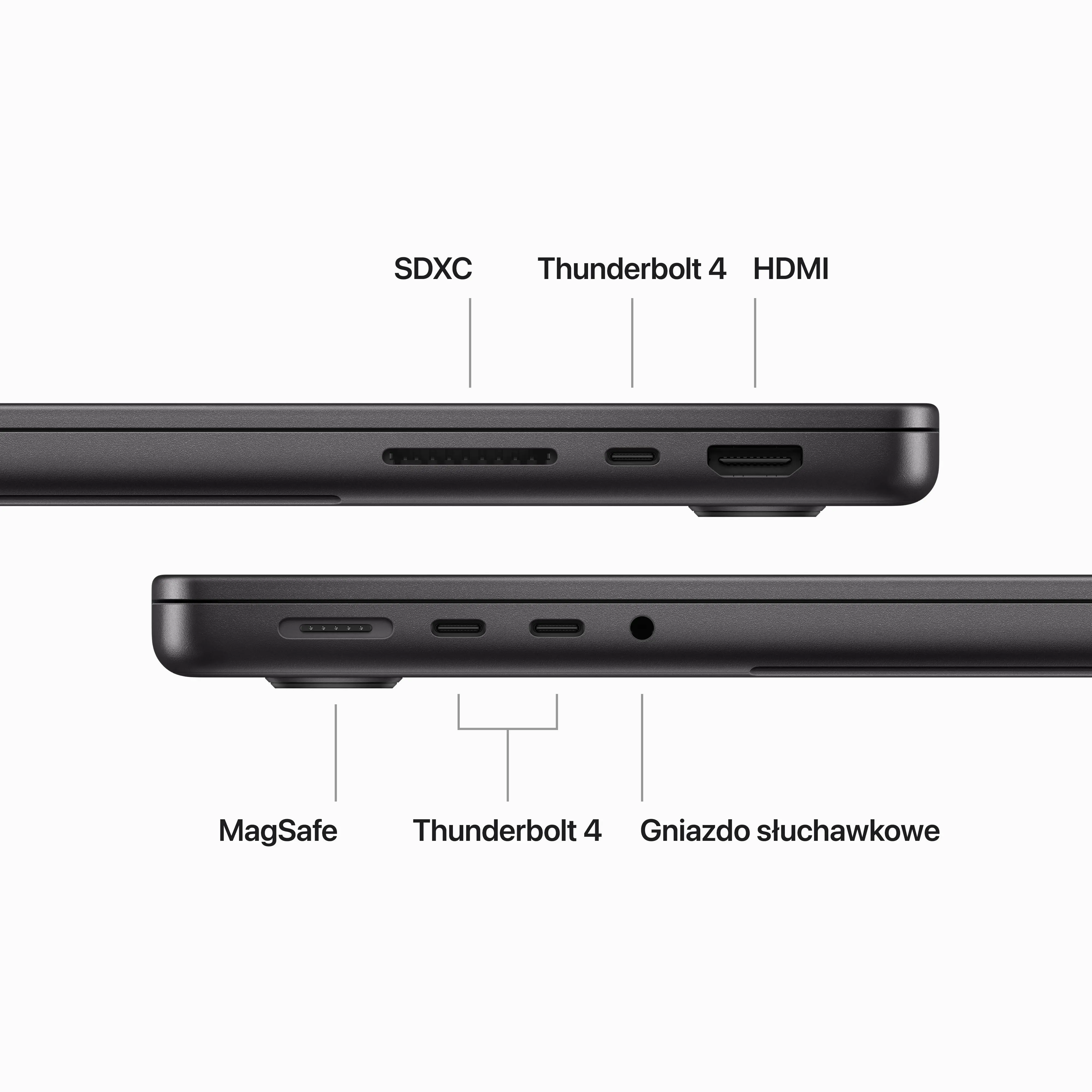 Apple MacBook Pro/M3 Pro/18GB/512GB/US配列 Apple MacBook Pro M3 Pro/18GB/512/Mac OS Gwiezdna Czerń 14R