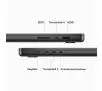 Apple MacBook Pro 2023 16,2" M3 Max 48GB RAM 1TB Dysk macOS Gwiezdna Czerń