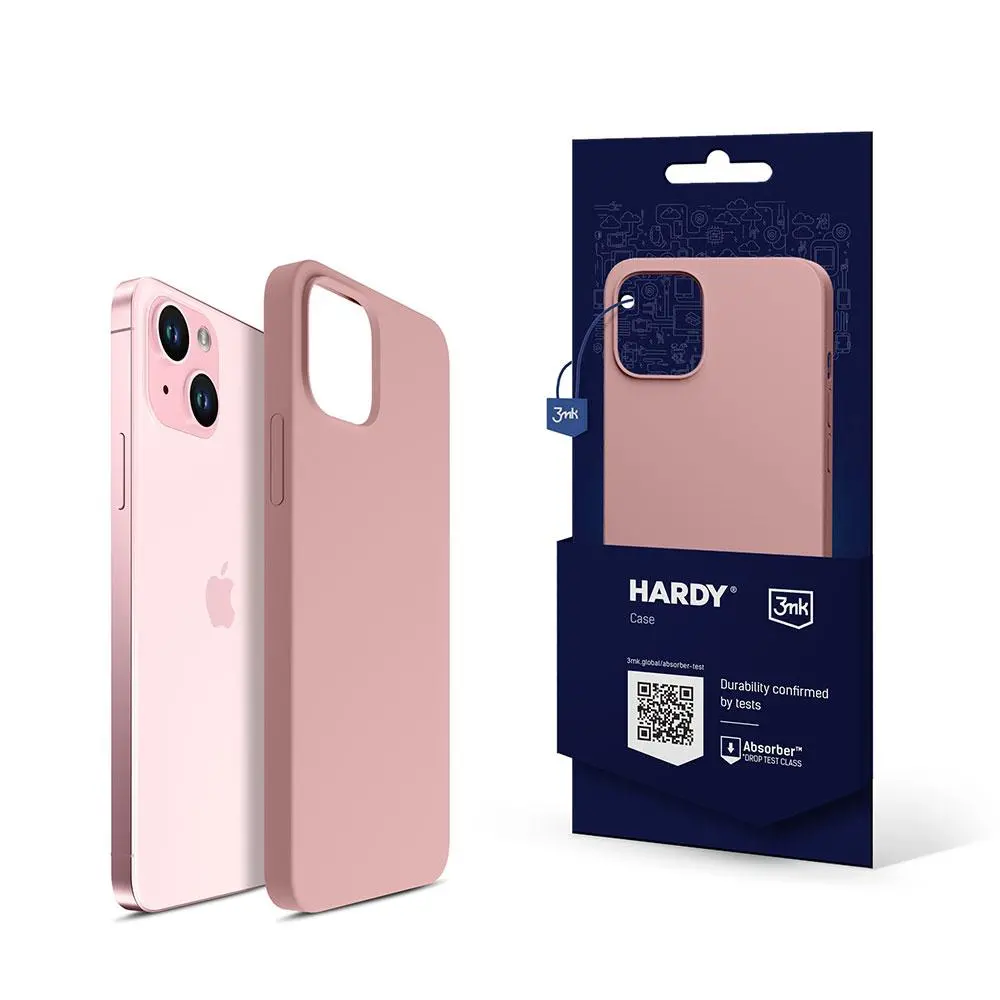 Etui 3mk Hardy Silicone Mag Case do iPhone 15 Różowy