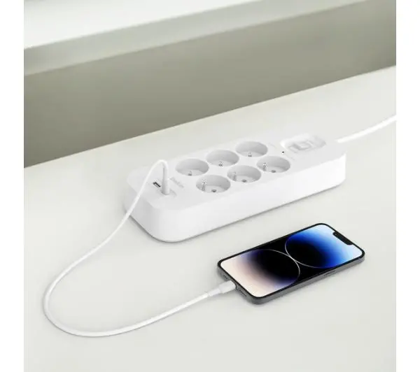 Belkin SRB002CA2M 6 gniazd 2m Biały