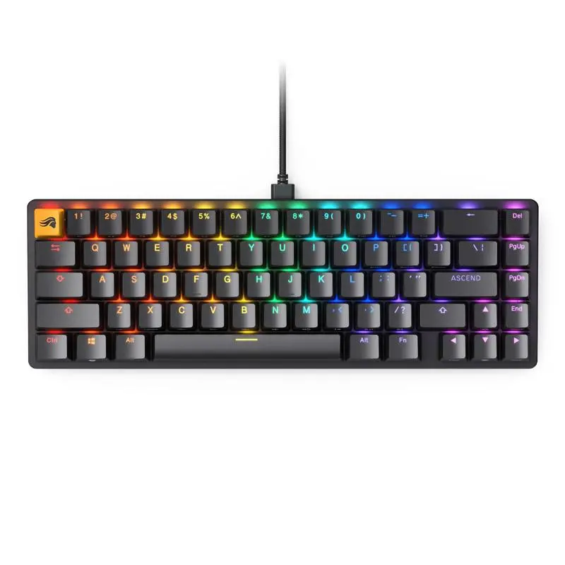 Klawiatura mechaniczna Glorious GMMK 2 Compact 65% RGB Czarny