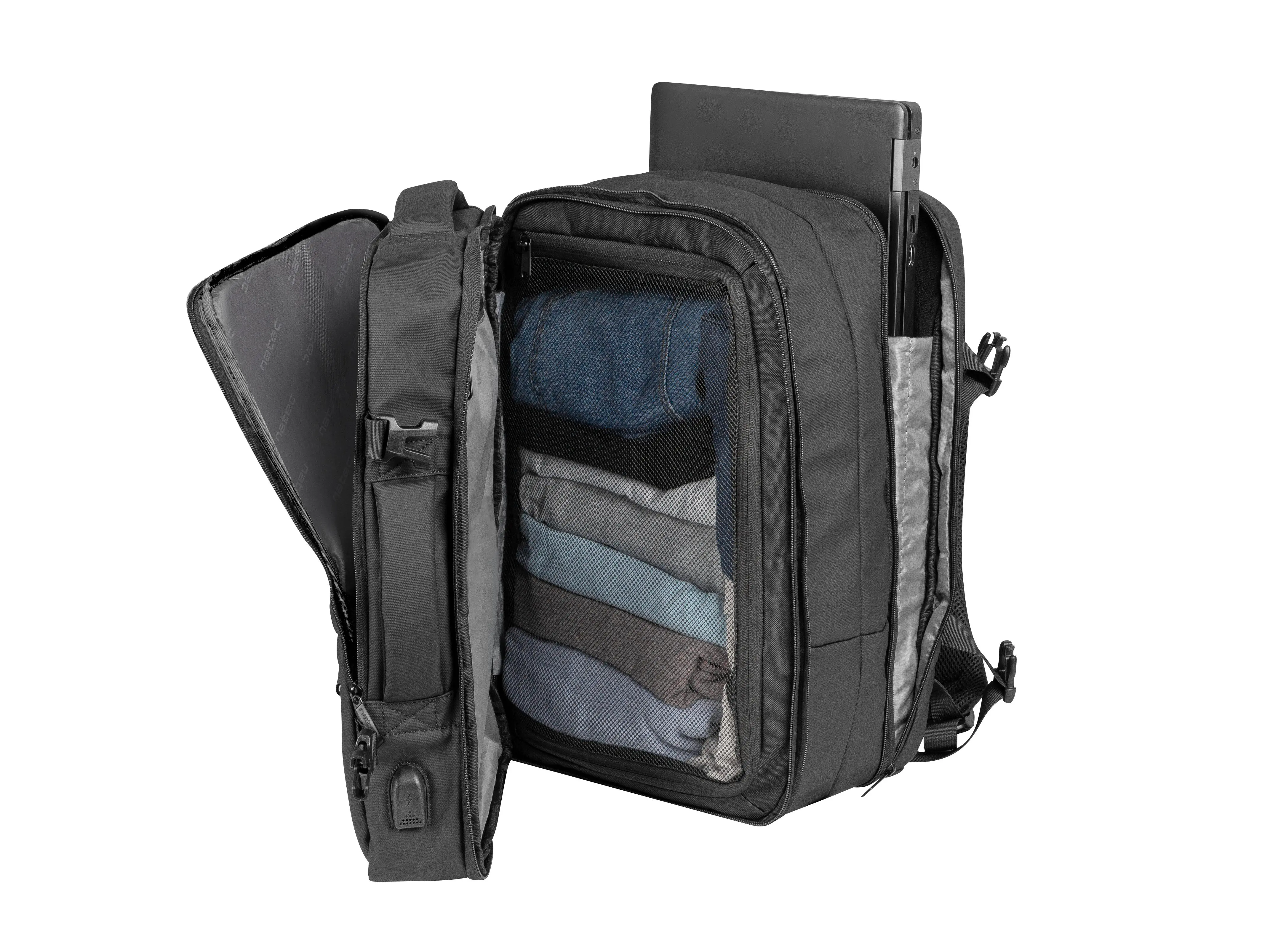Plecak na laptopa Natec Camel Pro 17,3" Czarny