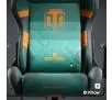 Fotel Diablo Chairs X-One 2.0 World of Tanks Gamingowy do 160kg Skóra ECO Tkanina Zielono-pomarańczowy