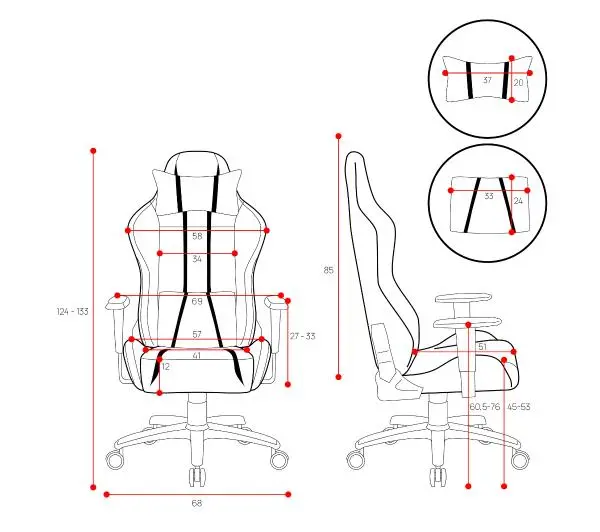 Diablo Chairs X-One 2.0 World of Tanks Gamingowy do 160kg Skóra ECO Tkanina Zielono-pomarańczowy - Kup na Raty - RRSO 0%