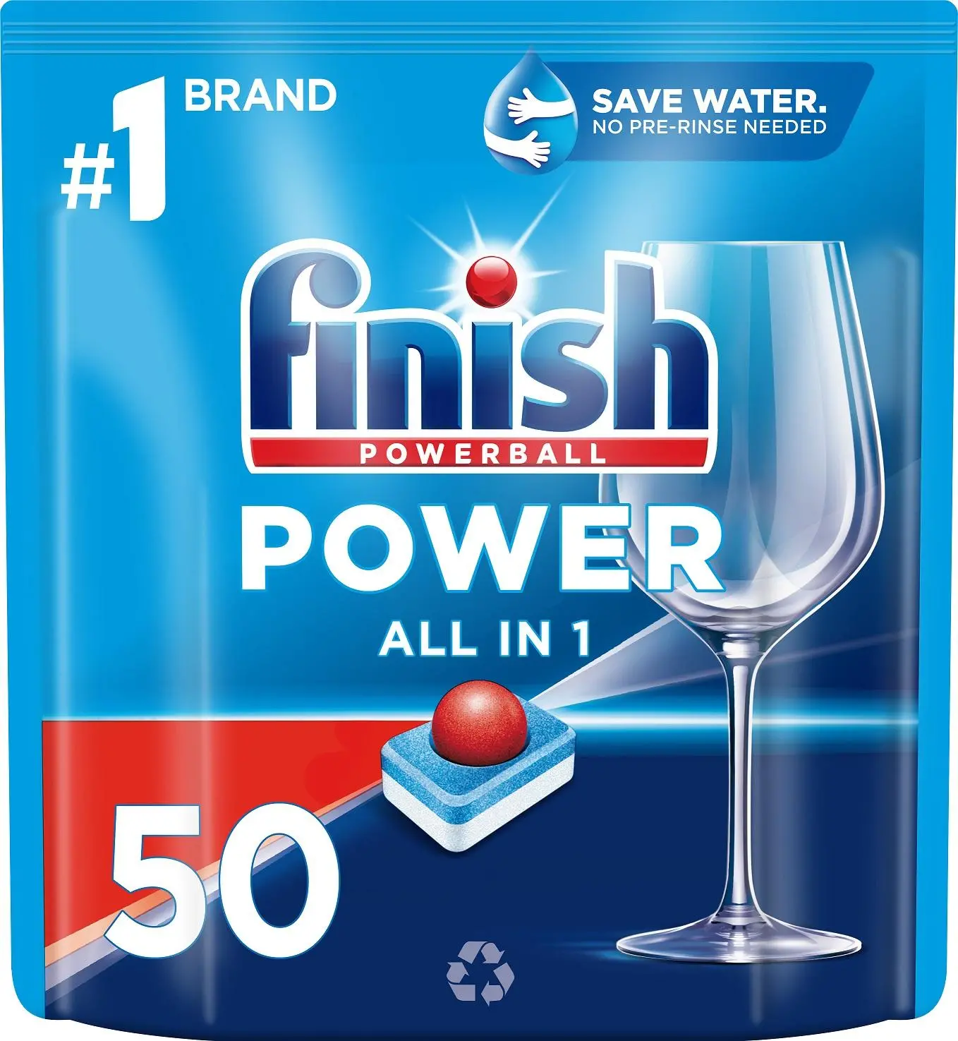 Filtr do zmywarki Finish Power All in 1 Fresh 50szt.